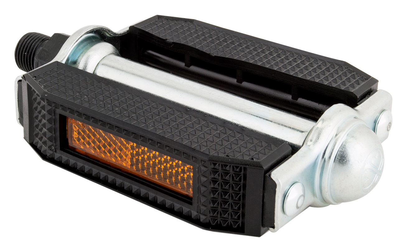 Pedals, 9/16" Rubber block, Pair, black